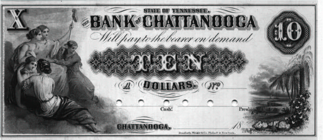 Bk Chattanooga $10 proof